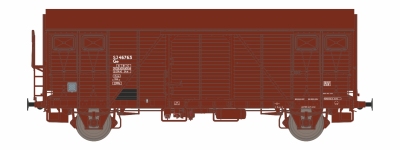 Dekas DK-872320 - H0 - Gedeckter Güterwagen 46763, SJ, Ep. III
